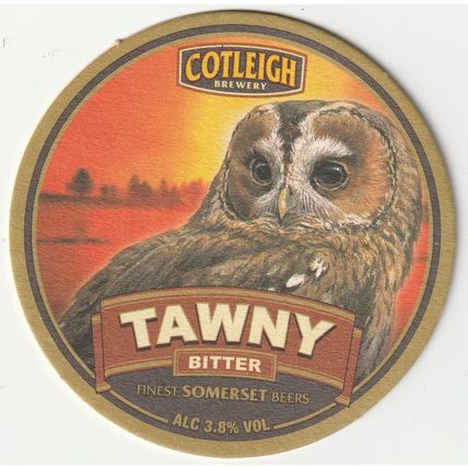 BEER MAT - COTLEIGH BREWERY - TAWNY BITTER - (Cat No 050) - (2005)