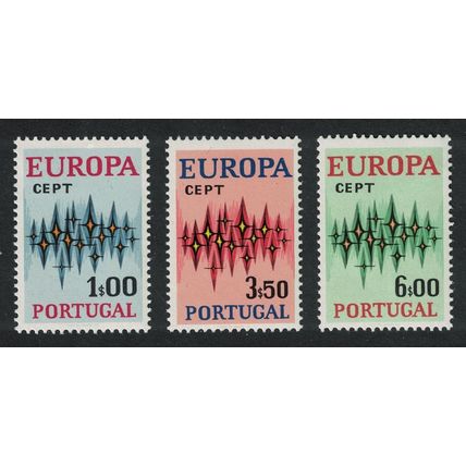 Portugal Europa CEPT 3v 1972 MNH SG#1470-1472 MI#1166-1168