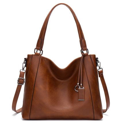 Women Vegan Leather Top Handle Shoulder Purses and Handbags Black