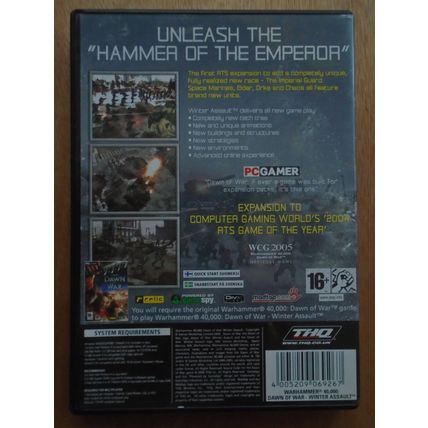Warhammer 40,000: Dawn of War - Winter Assault PC DVD (Expansion)