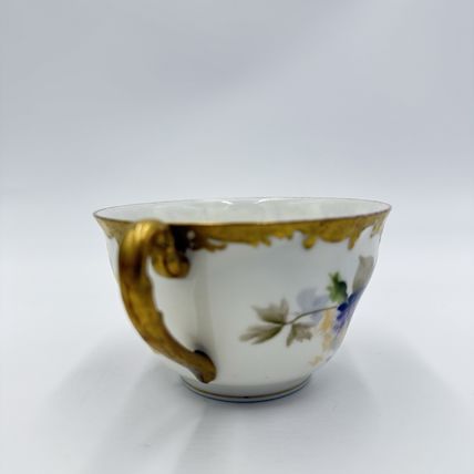 Antique T&V Limoges France Roses Gold Gilt Hand Painted Edwardian Age Tea Cup