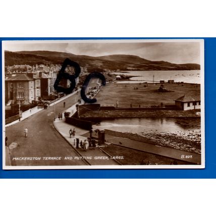 Postcard Mackerston Parade & Putting Green Largs North Ayrshire Nr Routenburn