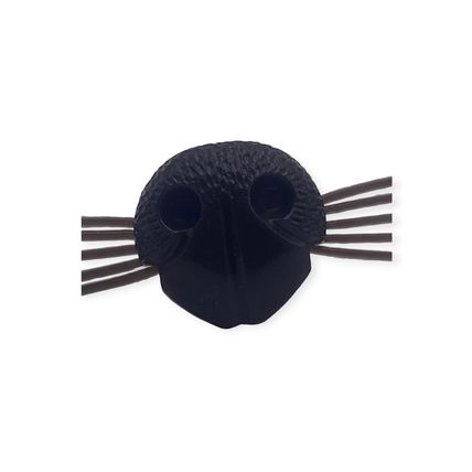Plastic Animal Nose With Whiskers Safety Nose for Soft Toys Inc Back Washer