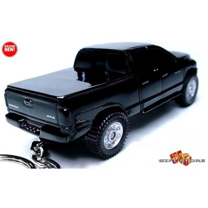 RARE KEYCHAIN BLACK DODGE RAM 1500 TINTED GLASS CUSTOM Ltd ❤️NICE GIFT❤️