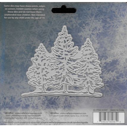 Sheena. Evergreen Trees Die. Die Cutting Cardmaking Scrapbooking Crafts