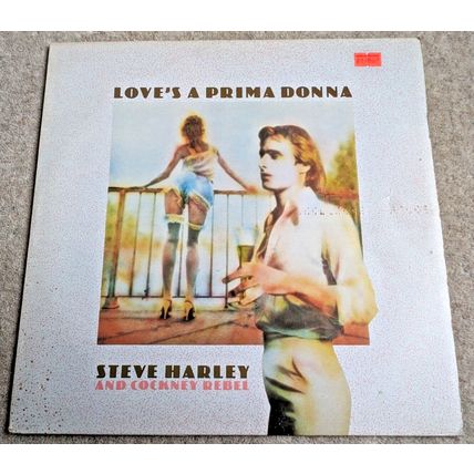 STEVE HARLEY Cockney Rebel Love's A Prima Donna LP UK vinyl record 1976 new wave
