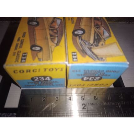Corgi - No234 Ford Consul - Replica / Copy Box only