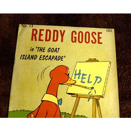 Red Goose Shoes 10 Cent Comic #13 Reddy Goose In The Goat Island Escapade 1961