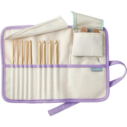 Clover Interchangeable Tunisian Crochet Hook "Takumi" Combo Set
