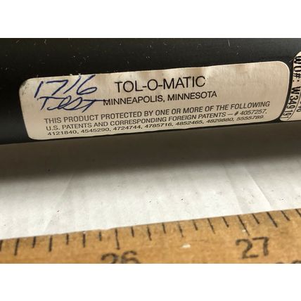 TOLOMATIC CCM # 213348 PNEUMATIC CABLE LINEAR ACTUATOR 670mm TRAVEL 1/8 NPT,EN
