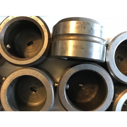 LOT 3 SETS WILSON THIN RECTANGLE PUNCHES & DIES WT .062X.750,.080X.18,.076,AD
