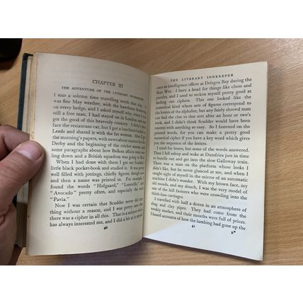 1950 JOHN BUCHAN "THE THIRTY NINE STEPS" FICTION SMALL HARDBACK BOOK (P2)