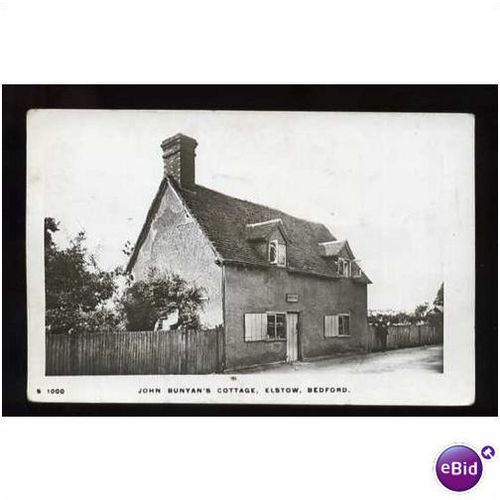 Bedfordshire ELSTOW Bunyan's Cottage Postcard by Kingsway (S.1000)