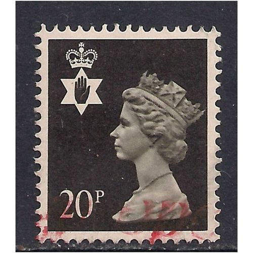 Northern Ireland GB 1989 20p Brownish Black Machin SG N1 51.(K130 )