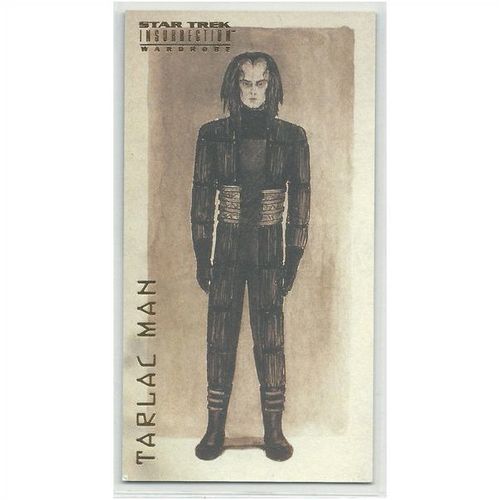 STAR TREK : INSURRECTION ' WARDROBE sub set card # W -8 TARLAC MAN (1998)