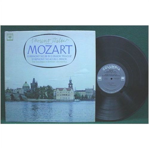 Bruno Walter - Mozart: Symphony No. 38 & 40 - ML 5894 - EX-