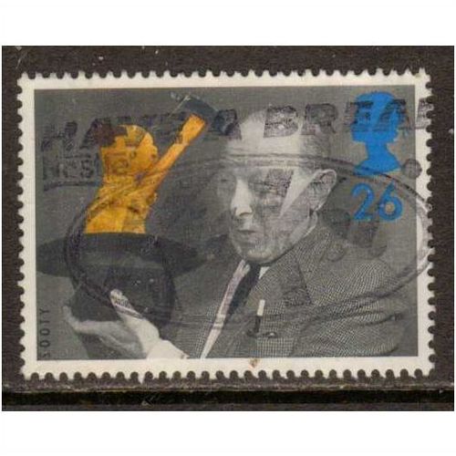 GB QEII 1996 50th Anniversary Children's TV 26p Sooty Used SG 1941 Sc 1699 stamp