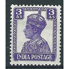 India 1941 SG271 3a Bright Violet Mounted Mint .. ..