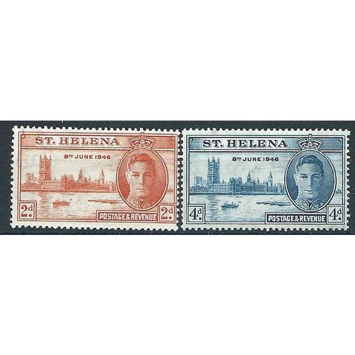 St Helena 1946 Victory Set SG141-142 Mounted Mint .. ..