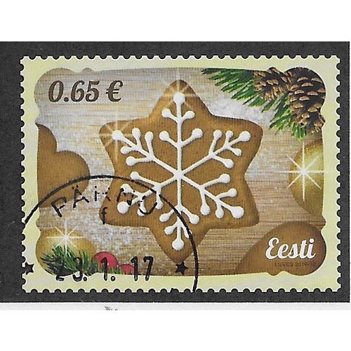 EST 2016 €0.65 (S/A) 'CHRISTMAS' FINE USED (EBID63-690)