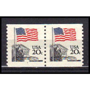 1895 20c U.S. Flag Fine MNH SG CNP Left 1 PA0239