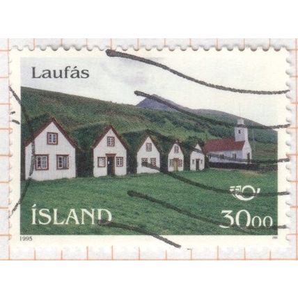 Iceland 1995 - 30kr multi - Cottages - used