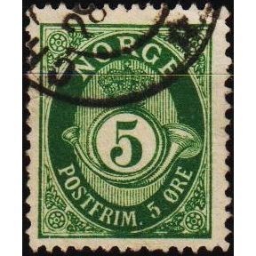 Norway. 1893 5ore S.G.136 Used