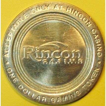 Rincon. $1 Casino Token. Valley Center, CA. P93.