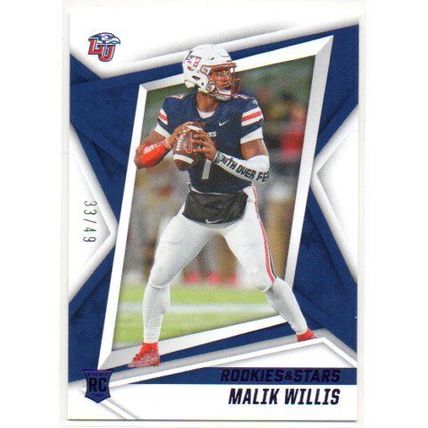 ROOKIES & STARS PURPLE MALIK WILLIS ROOKIE #/49