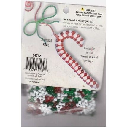 Holiday Time Beading Kit CANDY CANES & ICICLES 2 Kits