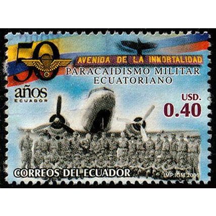 Ecuador 2006 Ecuadorian Paratroopers Military 0.04$ Used Stamp