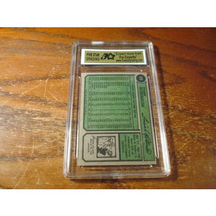 1974 Topps, Graded Near Mint 8, FRANK ROBINSON, HOF, Angels
