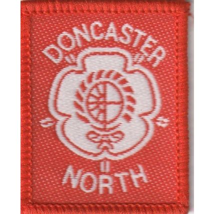 Scout Badge UK - Doncaster North - Black Back (BY202)