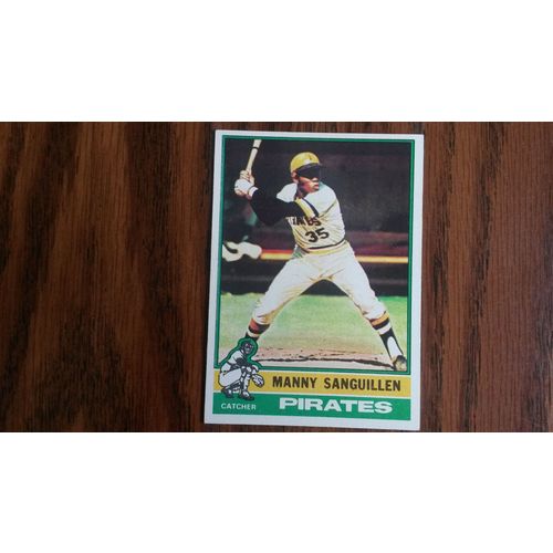 1976 Topps Card # 220 Manny Sanguillen Very Good (3) Pittsburgh Pirates