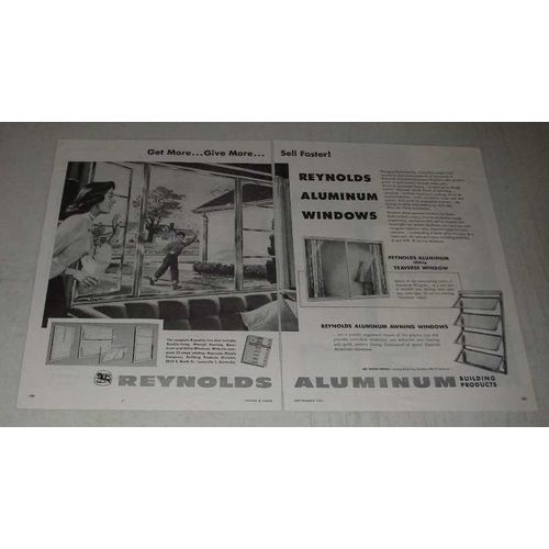1954 Reynolds Aluminum Windows Ad - Get More Give More