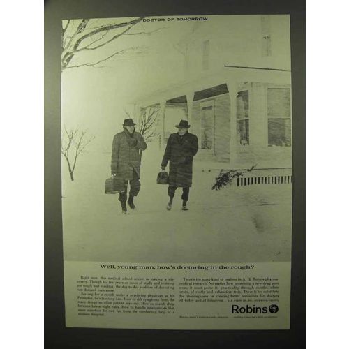 1964 A.H. Robins Pharmaceutical Ad - Doctoring in Rough