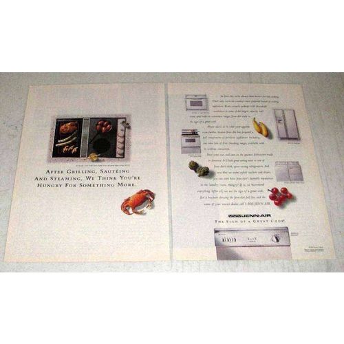 1996 Jenn-Air Ad - C2200 Double Electric Cooktop +