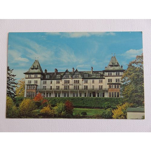 Highland Hotel, Strathpeffer, Ross & Cromarty, Scotland Postcard