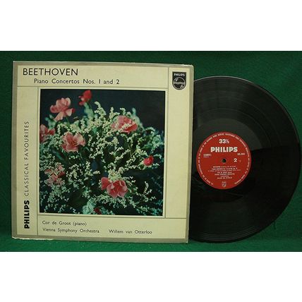 Cor De Groot/Otterloo - Beethoven: Piano Concerto No. 1/No. 2 - GBL 5523 - EX