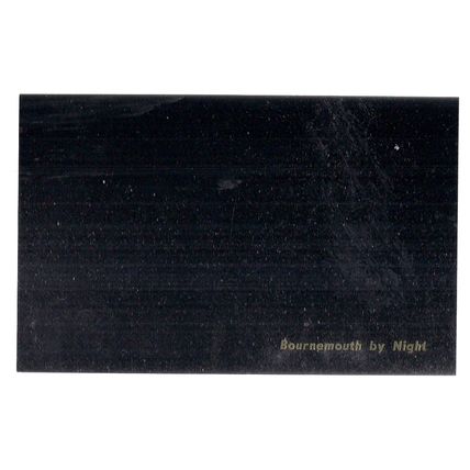 BOURNEMOUTH by NIGHT, DORSET vintage unused postcard (a) =