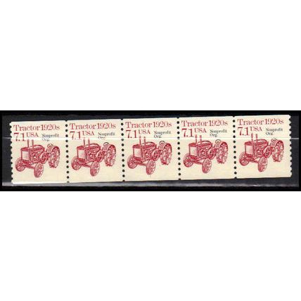 2127a 7.1c Tractor Fine MNH Dry Gum PNC 1/5 X0808