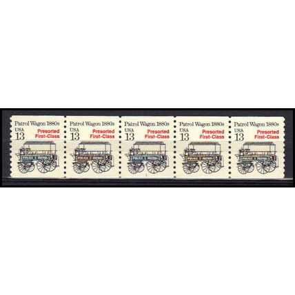 2258 13c Police Wagon Very Fine MNH Dry Gum PNC 1/5 X3088