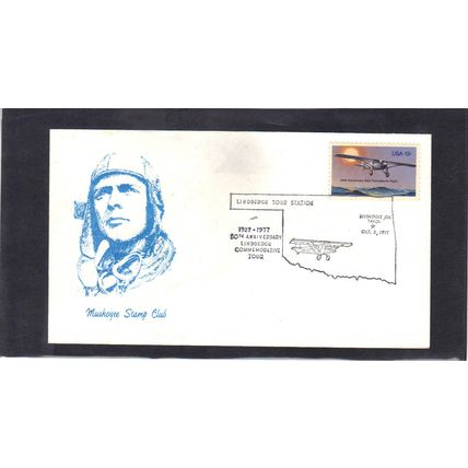 Event 50th Anniv. Lindbergh Tour Muskogee, OK. CV42914