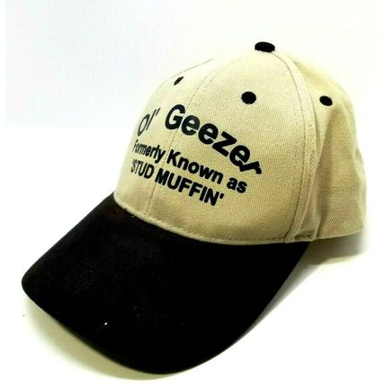 Ol' Old Geezer Formerly Known as Stud Muffin Baseball Hat Cap By Otto (T11)