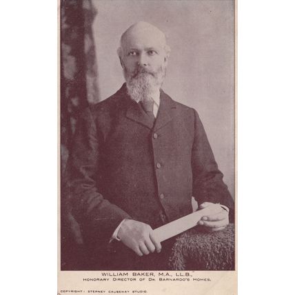 William Baker Dr Bernardos Homes Director Real Photo Postcard