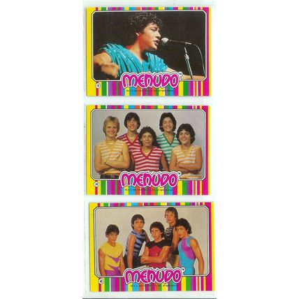 Lot of 5x Menudo 1983 Trading Cards - Finish Your Set