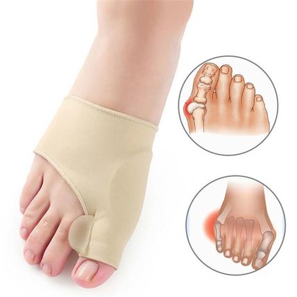 Pair Toe Separator Hallux Valgus Bunion Corrector Hammer Toe Straightener Foot 1