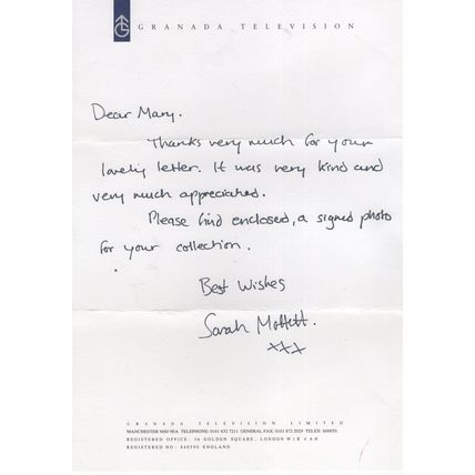St James Palace Princess Diana 1996 Hand Signed Thank You Letter