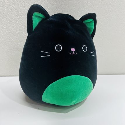 Squishmallow Halloween Cat Plush Kellytoy 8in CLEO The Black and Green Toy