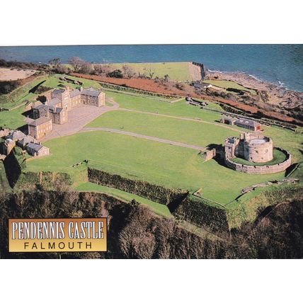 Pendennis Castle Cornwall Postcard unused VGC